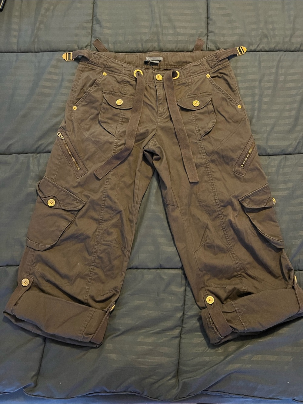 Vintage Armani Exchange Y2K Cargo Pants - Size 4 - NWT